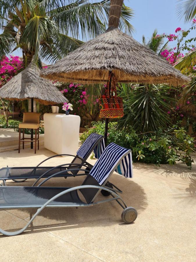 Le Souimanga Bleu Saly Bed & Breakfast Екстериор снимка